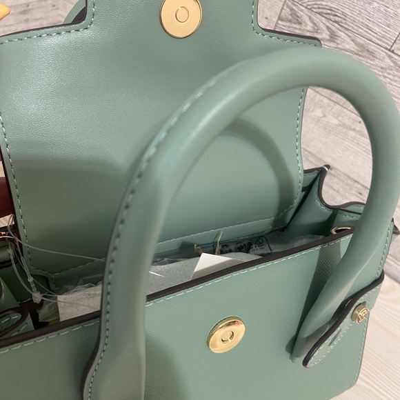 Michael Kors Small Sea Foam Carmen Satchel - Picture 6 of 11